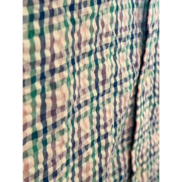 Southern Pines XXL Plaid Short Sleeve Button Up Shirt Menswear - Picture 3 of 8